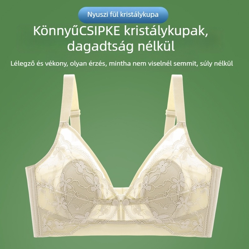 Szoptatós melltartó terhességhez és a szülés utáni időszakra – a mellek megtartása, összegyűjtött kosarak, ultra vékony formázott kosár, csipke, fix dupla vállpántok