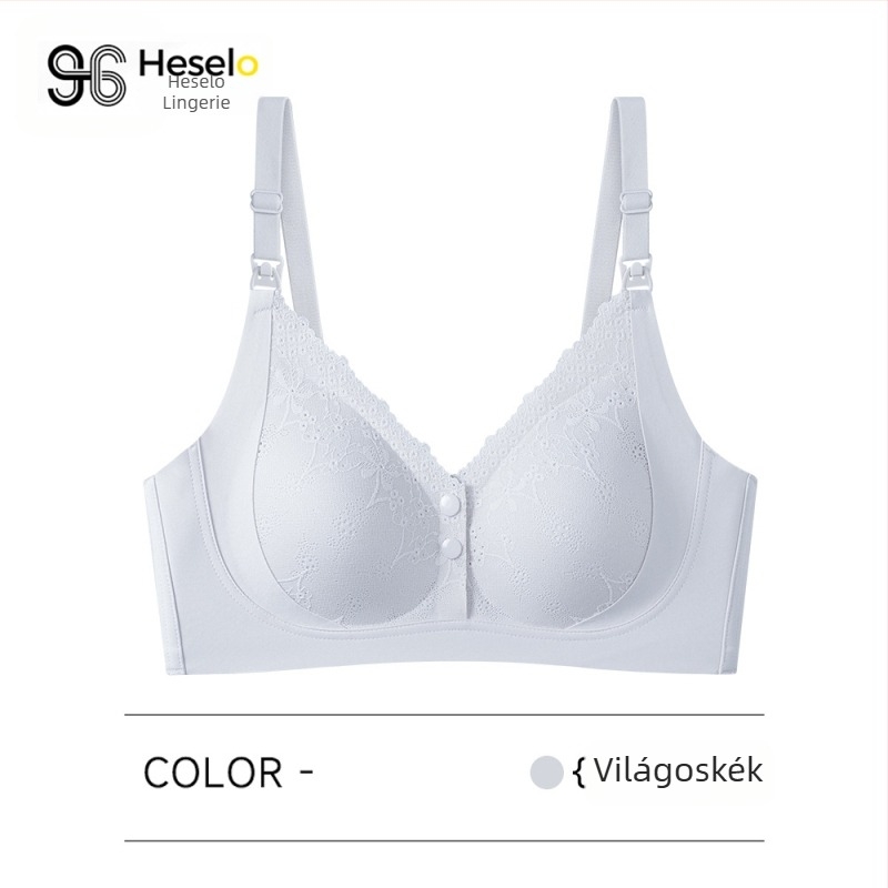 Pink rhyme 2025 luxus csipkés szoptatós melltartó formázott kosarakkal, hátul négy sor patenttal, nylon-spandex keverék
