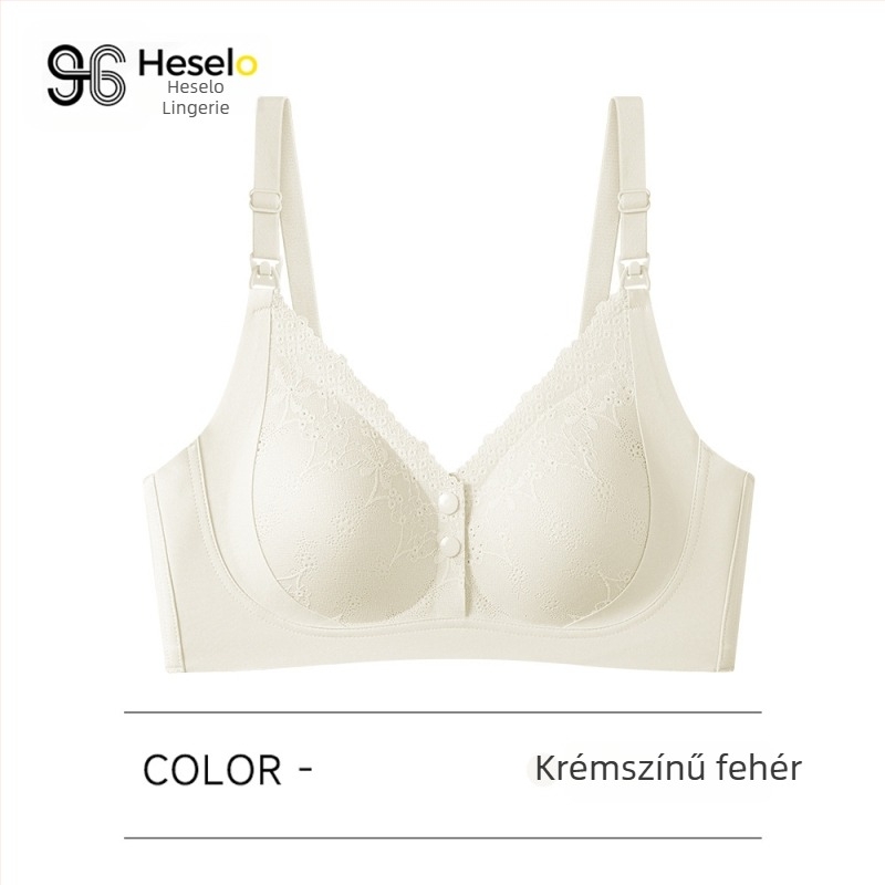 Pink rhyme 2025 luxus csipkés szoptatós melltartó formázott kosarakkal, hátul négy sor patenttal, nylon-spandex keverék