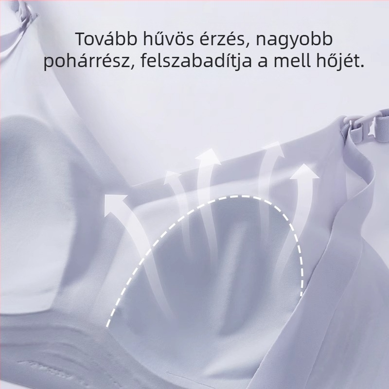 Ultra vékony szoptatós melltartó terhesség és szoptatás alatt – fő anyag nylon, bélés spandex, ultra vékony formázott kosarak, rögzített kettős pántok, hátoldali négy sor csat