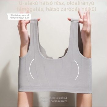 Elöl záródó szoptatós melltartó a posztpartum időszakra – a megereszkedés elleni, támogató kialakítású, nyári modell