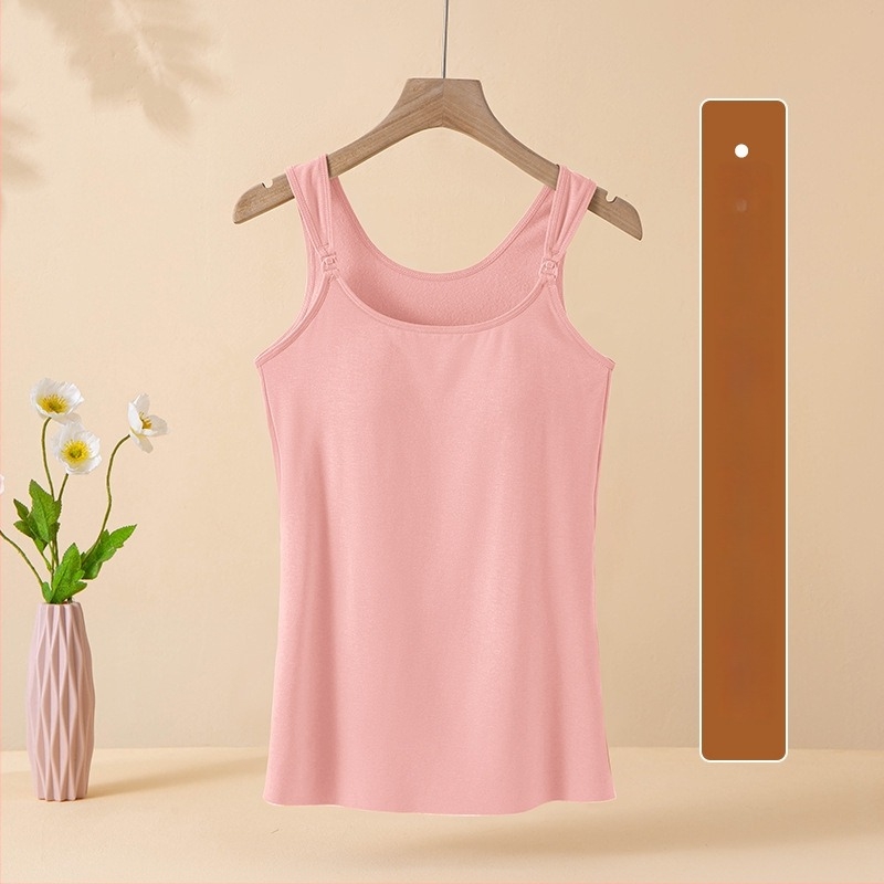 Szoptatós felső terhességhez és szülés utáni időszakra, ujjatlan, fleece-sel bélelt, viszkóz anyagból, téli meleg