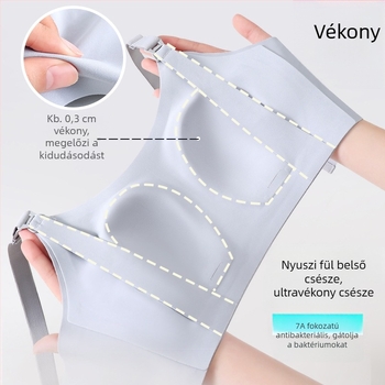 Ultra vékony szoptatós melltartó, nagy méret, nagy keblekhez, formázó kisebb sziluettre, lógás elleni, egyrészes kismama melltartó