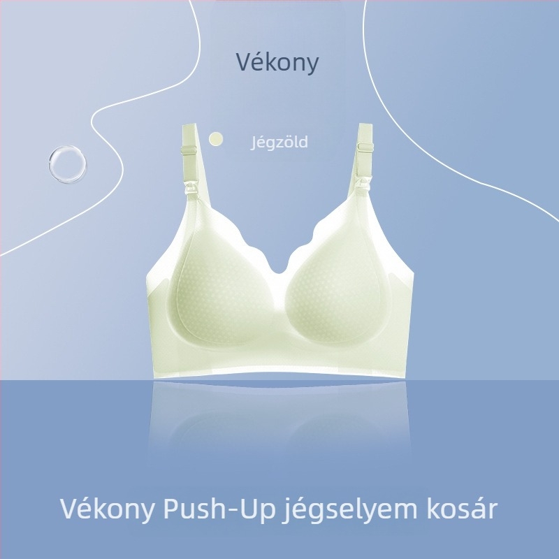 Bowini kismama- és szoptatós melltartó — nyár, ultra vékony, légáteresztő, push-up, anti-prolapszus