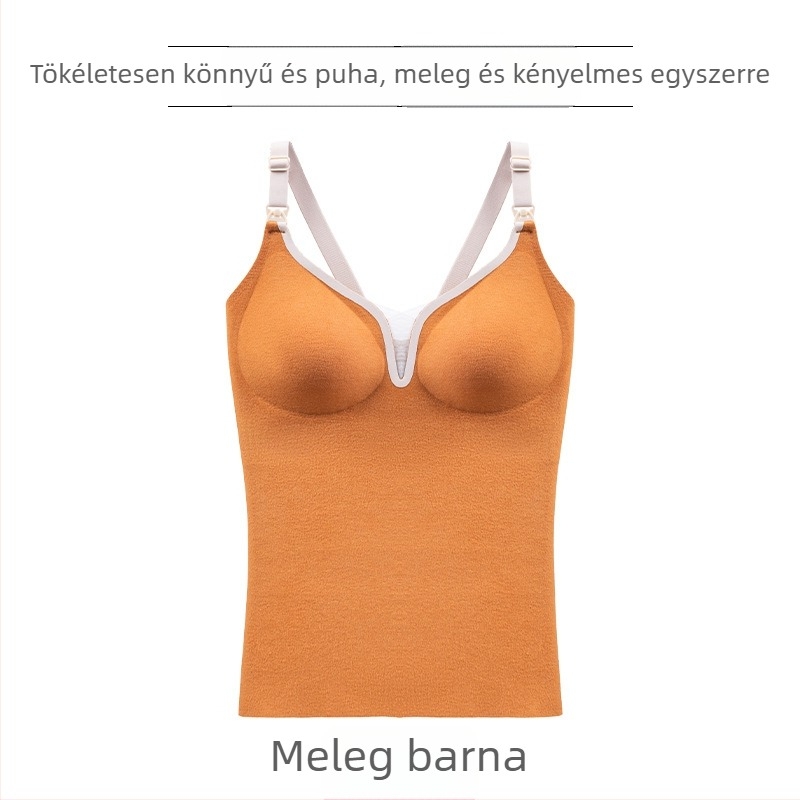 Szoptatós kismama felső őszi-téli időszakra, hosszú fazon, laza stílus, japán/koreai szabadidős, pamut anyag nylon 50–70% keverék