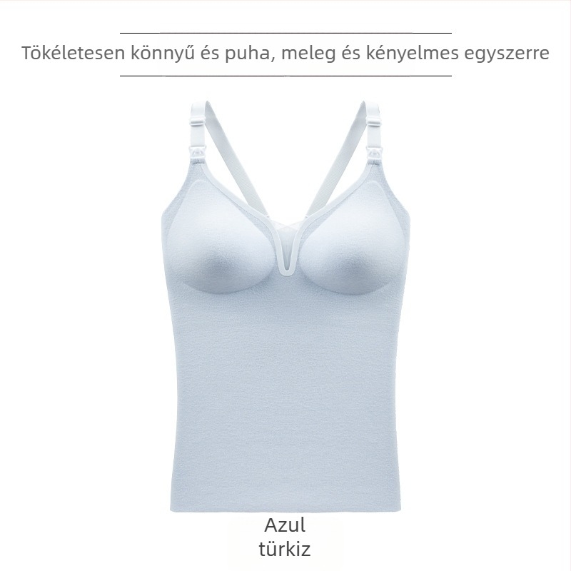 Szoptatós kismama felső őszi-téli időszakra, hosszú fazon, laza stílus, japán/koreai szabadidős, pamut anyag nylon 50–70% keverék