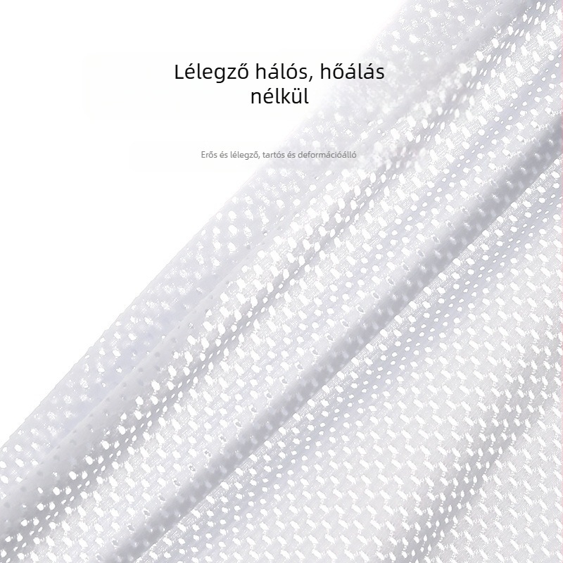 Szoptatós melltartó, hálós anyag, nylon 88.9%, pamut bélés 100%, rögzített dupla vállpántok, vékony formázott kosarak
