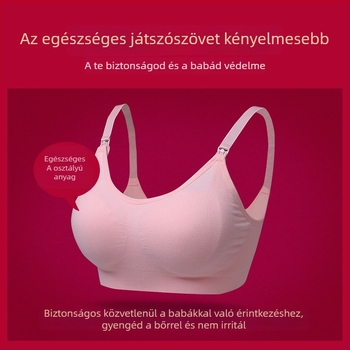 Szoptatós melltartó terhességhez formázott kosarakkal, merevítő nélkül, levehető dupla vállpántok, pamut bélés