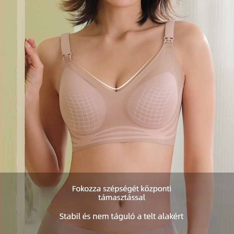 Kiváló minőségű ultra vékony szoptatós melltartó terhességre és szoptatásra, varrat nélküli