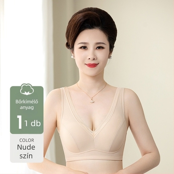 Tingfei Nylon Drót Nélküli Melltartó Teljes Kosárral, Vékony Formázott Kosár, Pamut Bélés, Mellény Stílus, Fixált Dupla Vállpántok