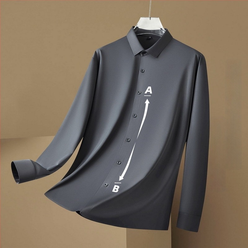 Laza szabású kapucnis ing, négyszögletes gallérral, hosszú ujjú, 88,4% poliészter és 11,6% spandex