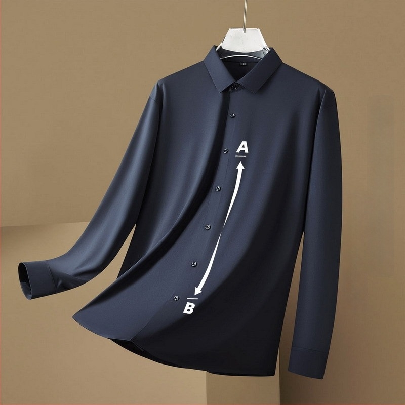 Laza szabású kapucnis ing, négyszögletes gallérral, hosszú ujjú, 88,4% poliészter és 11,6% spandex