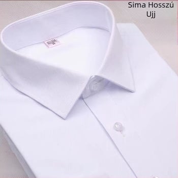 Női fehér ing négyzetes gallérral, irodai stílus, plusz méret, karcsúsított szabás a derekán
