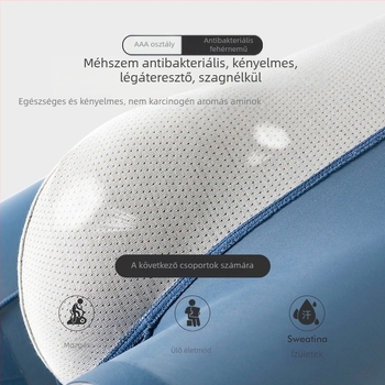 Férfi varrás nélküli boxeralsó Ice Silk anyagból, 31-40D, ágyék bélés Spandex 85%