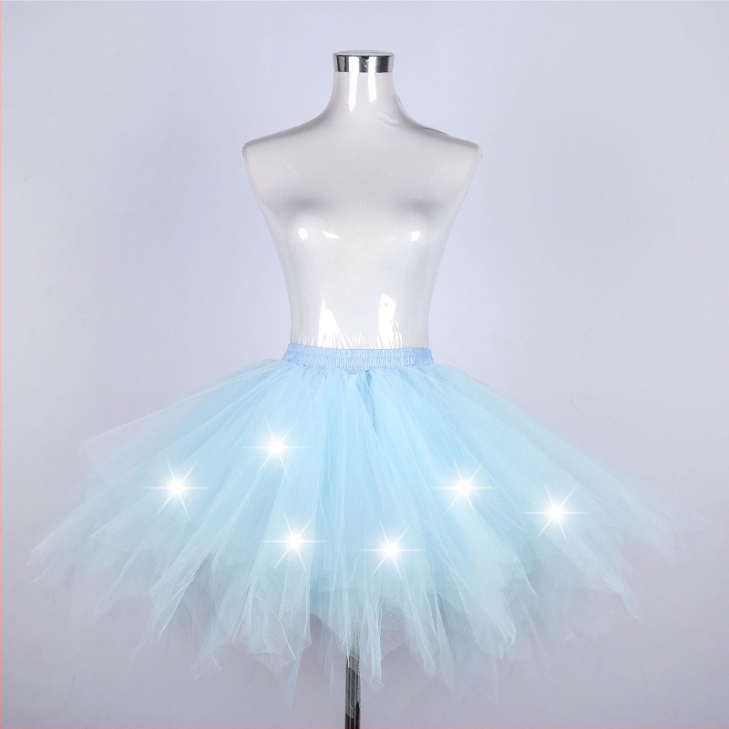 Lolita csont nélküli szoknya gyerekeknek jelmezhez, színes tütü