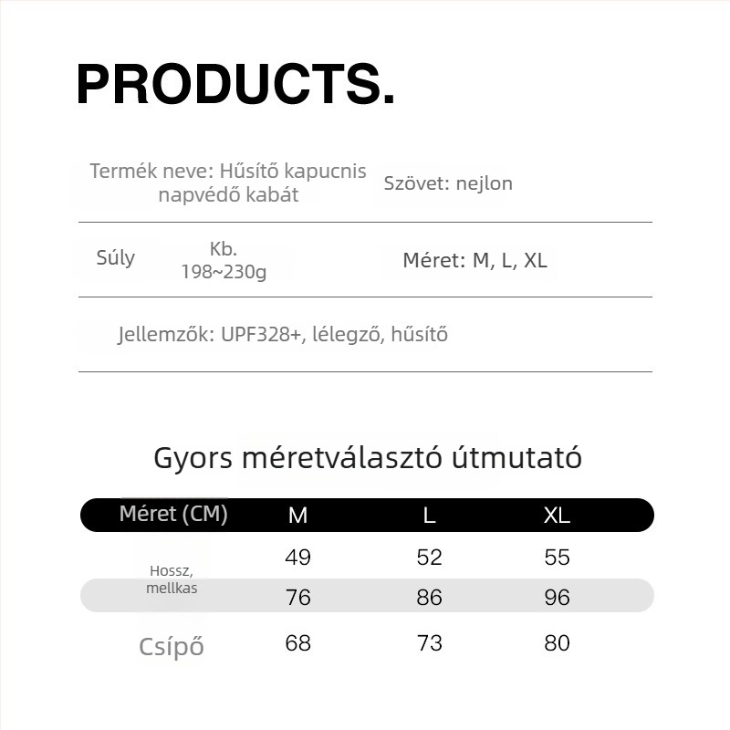 Női UV-védett, könnyű, lélegző kabát, nylon anyag, laza szabás, eredeti dizájn, 2024 tavasz