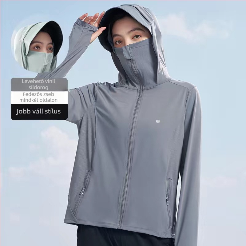 MUOTION nylon kapucnis kabát — légáteresztő, UV védelem.
