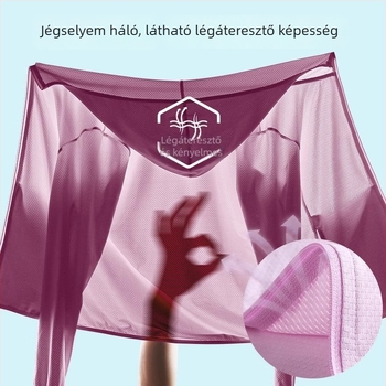 Univerzális nyári UV-védő kabát UPF50+, lélegző, gyorsan száradó, spandex anyag, kapucnival, levehető kapucnival, ideális túrázásra, kempingezésre és kerékpározáshoz