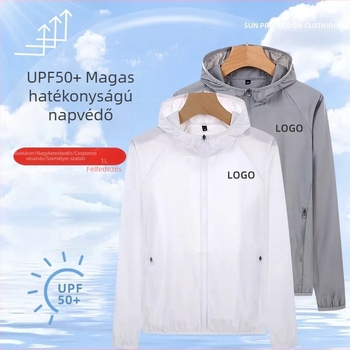 Kültéri hosszú ujjú napvédő felső - uniszex, UPF50, lélegző, gyorsan száradó, szélálló