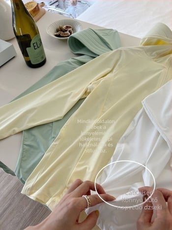 CatKaiser könnyű UV-védő kapucnis kabát, nyárra, lélegző nylon, UPF50+