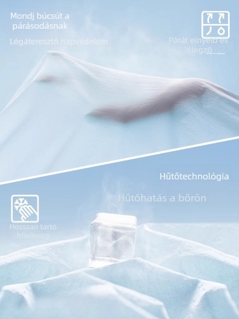 Kültéri szélvédőkapucnis dzseki - könnyű, gyorsan száradó ice silk anyag, UV-védelem UPF50+, nejlon anyag, uniszex
