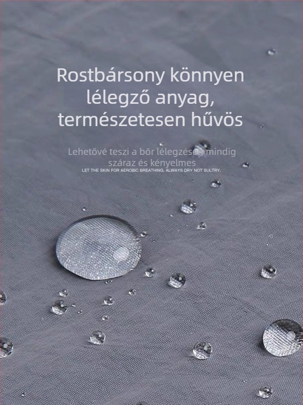 Férfi napvédő szélvédő dzseki, vékony anyag, kapucnival, álló gallér, cipzáros zsebek, poliészter