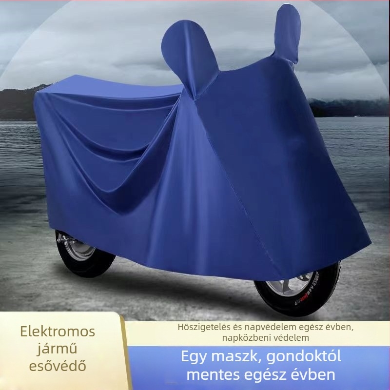 Elektromos autóvédőhuzat napfény, eső és por elleni védelemmel, standard méret, új stílus.
