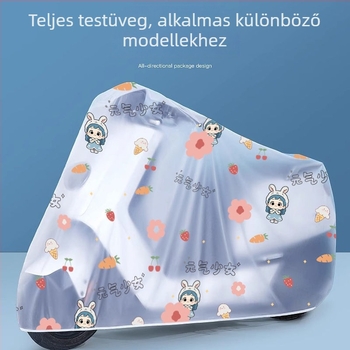 Elektromos kerékpár esővédő huzat – tartós, vízálló, porálló, megvastagodott