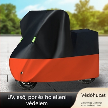 Universális motorkerékpár védőponyva Oxford anyagból, napvédő és esőálló, porvédő.