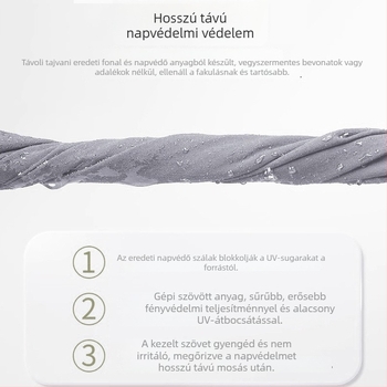 Hosszú nejlon strand szoknya pántokkal – UV védelem, gyors száradás, légáteresztő, porálló