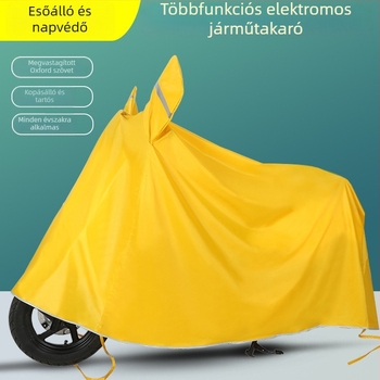 Eső- és napvédő takaró elektromos robogókhoz és motorkerékpárokhoz