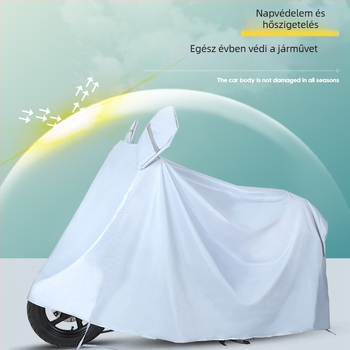 Eső- és napvédő takaró elektromos robogókhoz és motorkerékpárokhoz