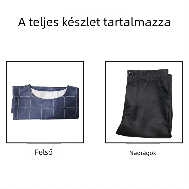 Gojo Satoru cosplayruha, uniszex, poliészter alapanyag kémiai rostok keverékével, 2021 tavasz, játék- és anime szerepjátékhoz