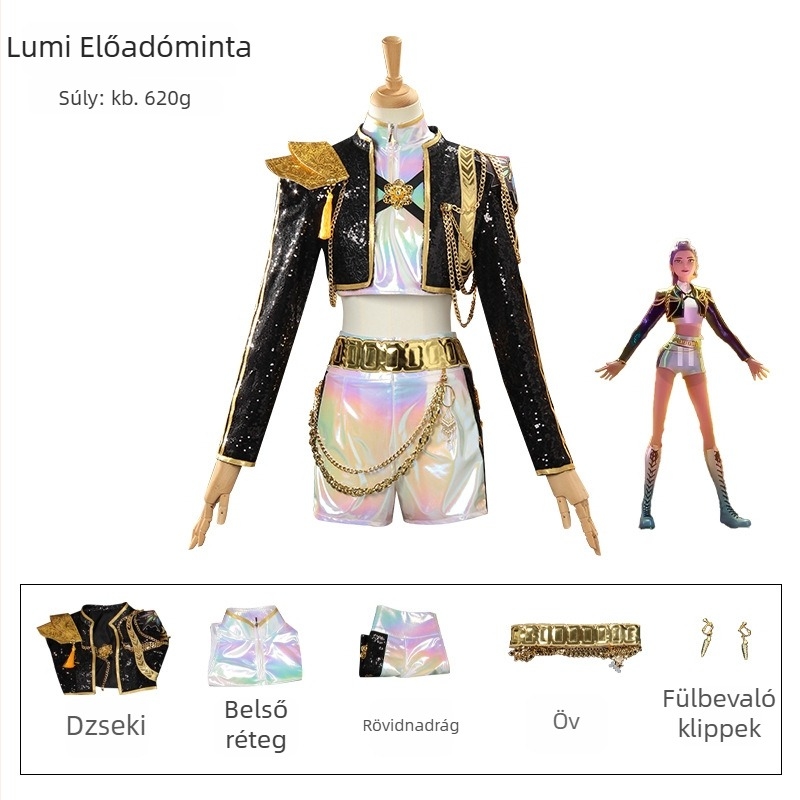 Cosplayruha — Lolita stílus, friss és édes, poliészter anyag, 2025 tavasz, játék- és anime szerepjátékhoz