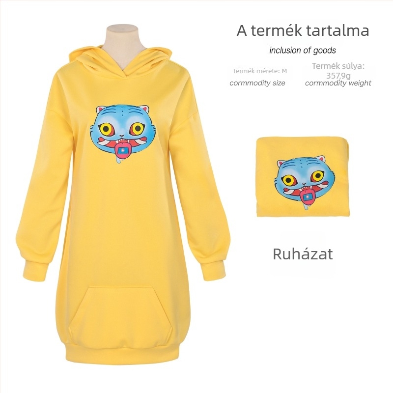 K-Pop cosplay pizsama kapucnis szett – démonvadász boszorkány csapat, Zoe Mirah, anime jelmez