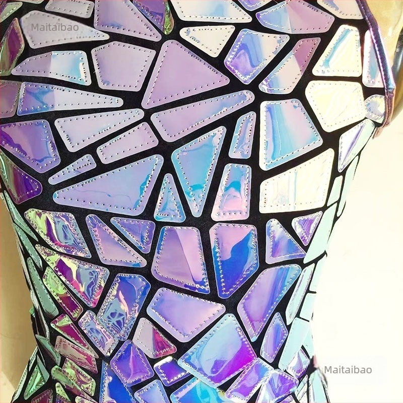 Etno táncos előadásruha - uniszex, tükrös részletekkel, spandex anyag (<30%), 2022 ősz