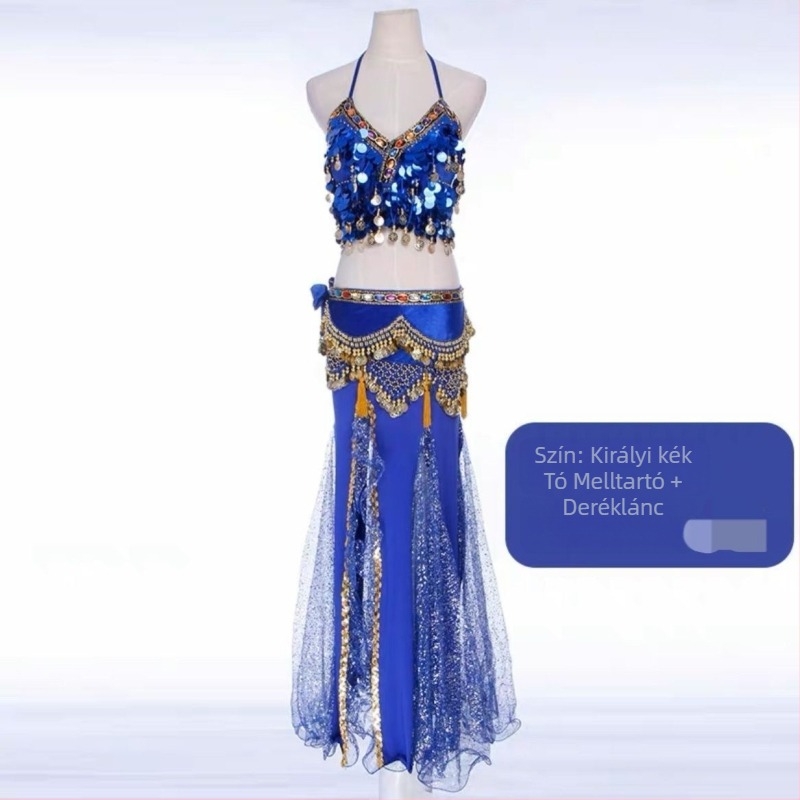 Hasizom tánc színpadi ruha készlet — indiai stílus, kínai irodalmi retro dizájnnal, TR anyag, PVC legfeljebb 30%, organikus pamut legfeljebb 30%, tavasz 2025