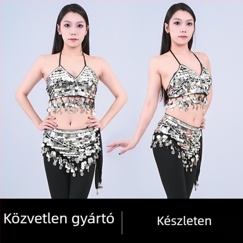 Belly Dance klubszínpadi jelmez – DS Performance Costume, Szexi tassel és flitteres bikini készlet, Poliészter (>95%), Stílus: Pure Lust, Stílus típusa: Street Trendsetter, Kivitelezés: Komplex