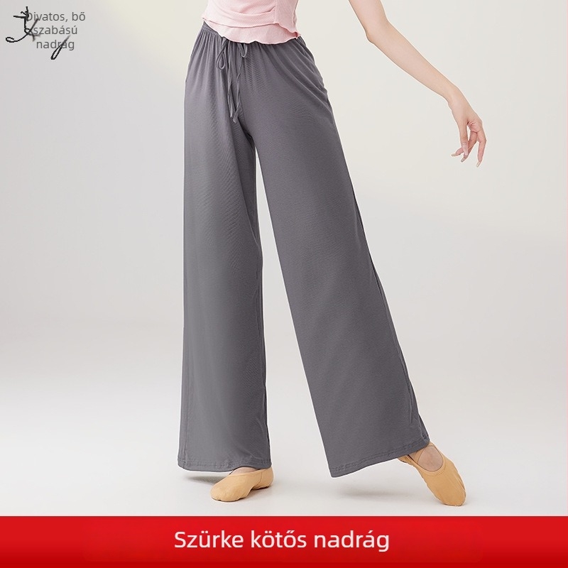 Női Modal széles lábú nadrág belly dance és jóga számára, 70-80% pamut tartalom, 2024 ősz