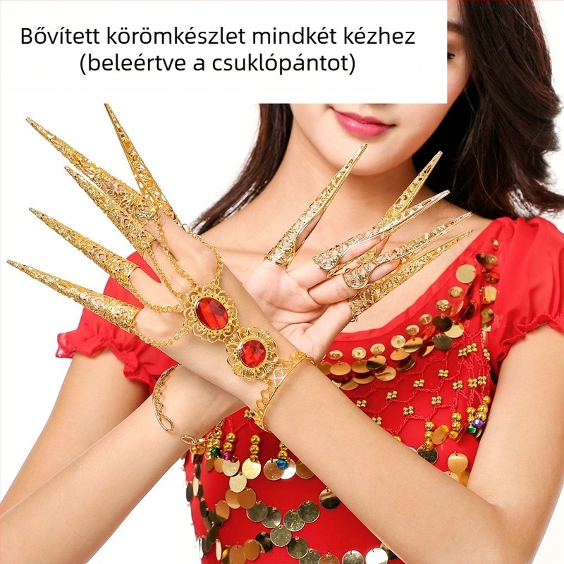 Fém karkötő, csillag motívum, női nemzeti stílus, retro irodalmi-művészeti stílus