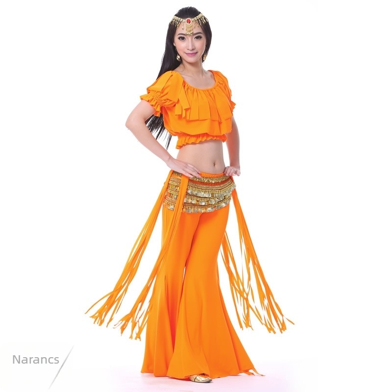 Kristály-pamut tribál Belly Dance edzőruha szett