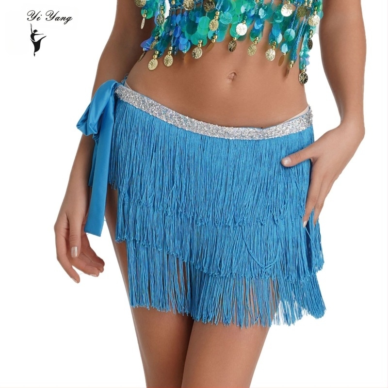 Belly Dance tassel öv és csípő kendő készlet | Modal + Poliészter anyag, Yiyang | 2023 tavasz