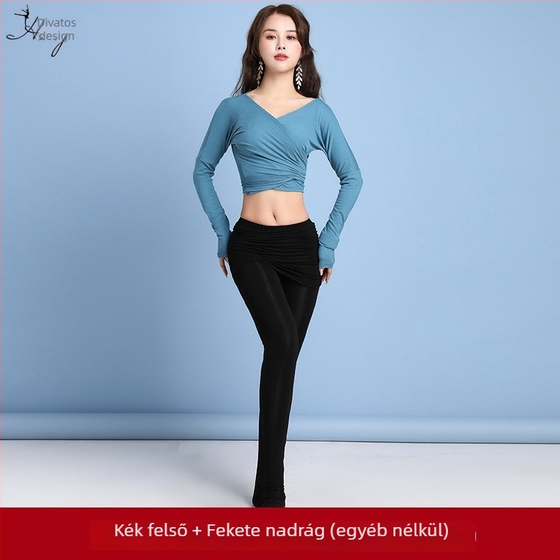 Belly Dance gyakorló készlet – modál szövet, laza szabás, női; pamut 80–90% tartalom; 2024 tavasz