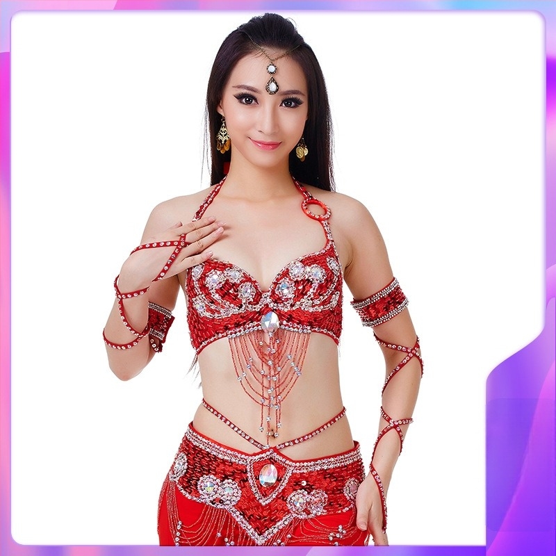 Belly dance ruházat készlet 802#700# előadásokhoz