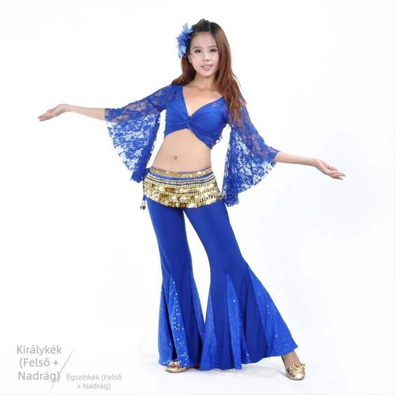 Csipkés felső és halfarok nadrág – Belly dance szett nőknek
