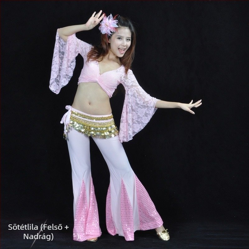Csipkés felső és halfarok nadrág – Belly dance szett nőknek