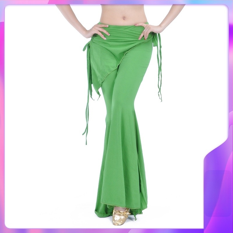 Női Belly Dance nadrág, trombitaszárú fazon, egyszínű