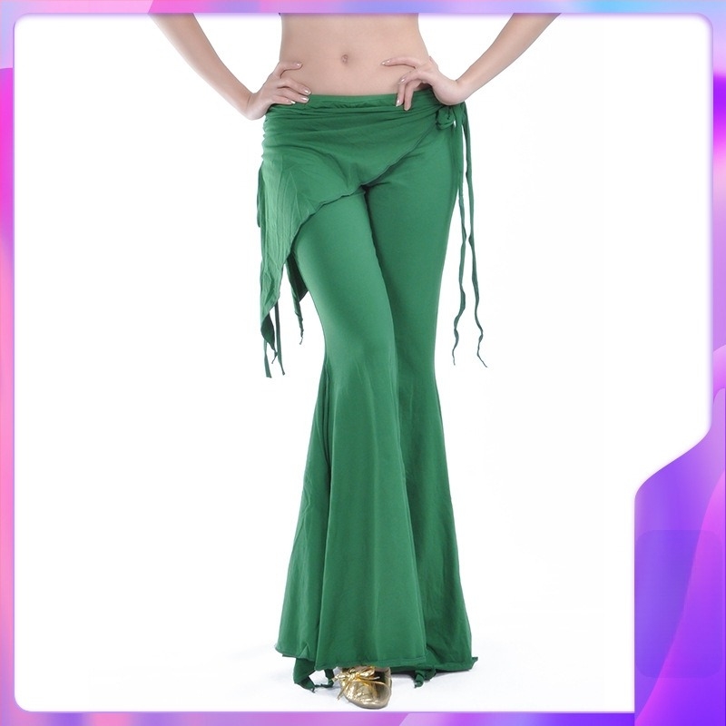 Női Belly Dance nadrág, trombitaszárú fazon, egyszínű
