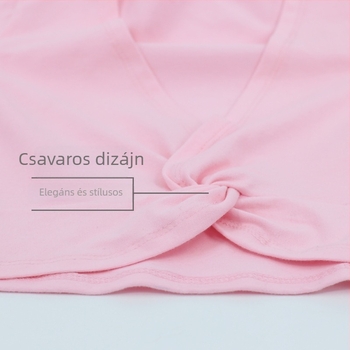 Gyerekek balett ruházat: pamut hosszú ujjú kabát sállal, tavaszi–őszi gyakorláshoz