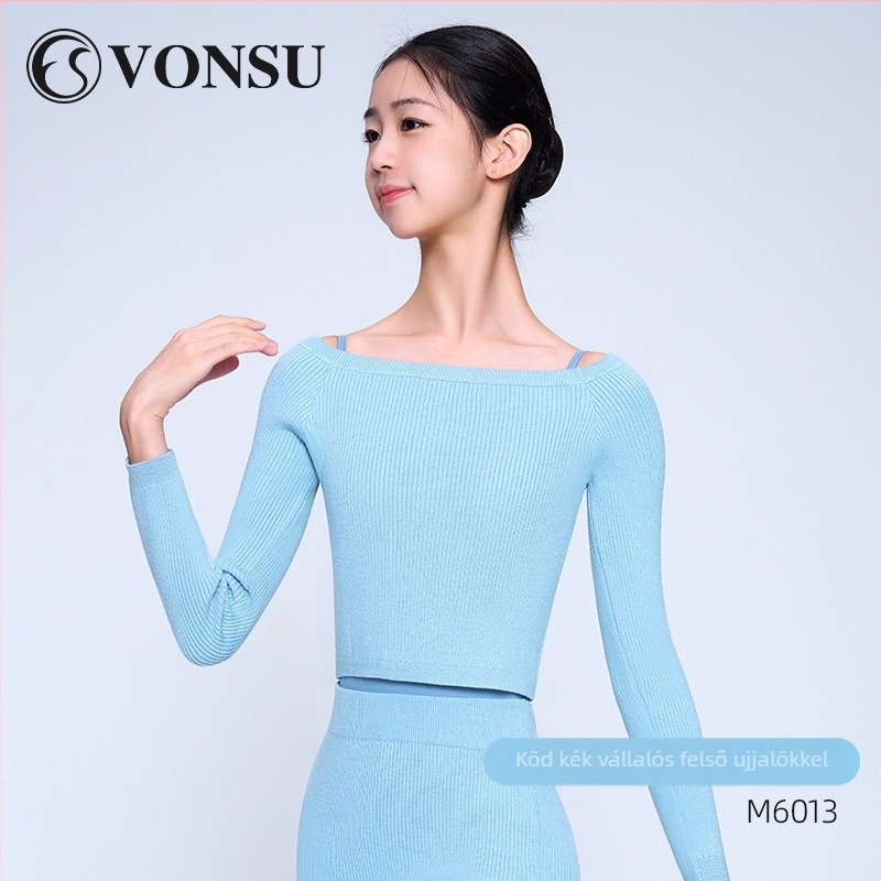 Balett gyakorló felső gyerekeknek (polieszter; nylon 22%)